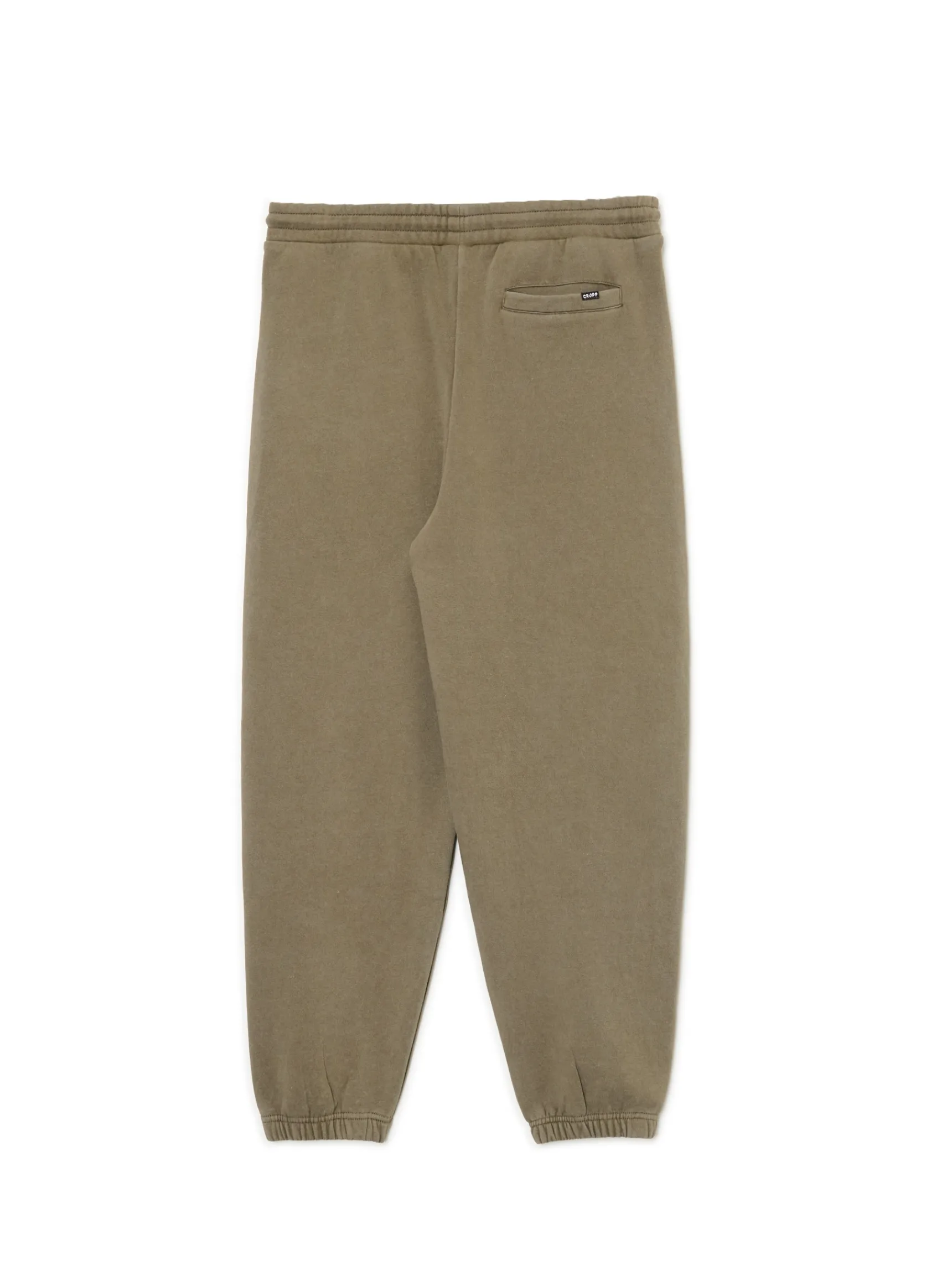 Hot Cropp Dresowe joggery comfort fit zielony