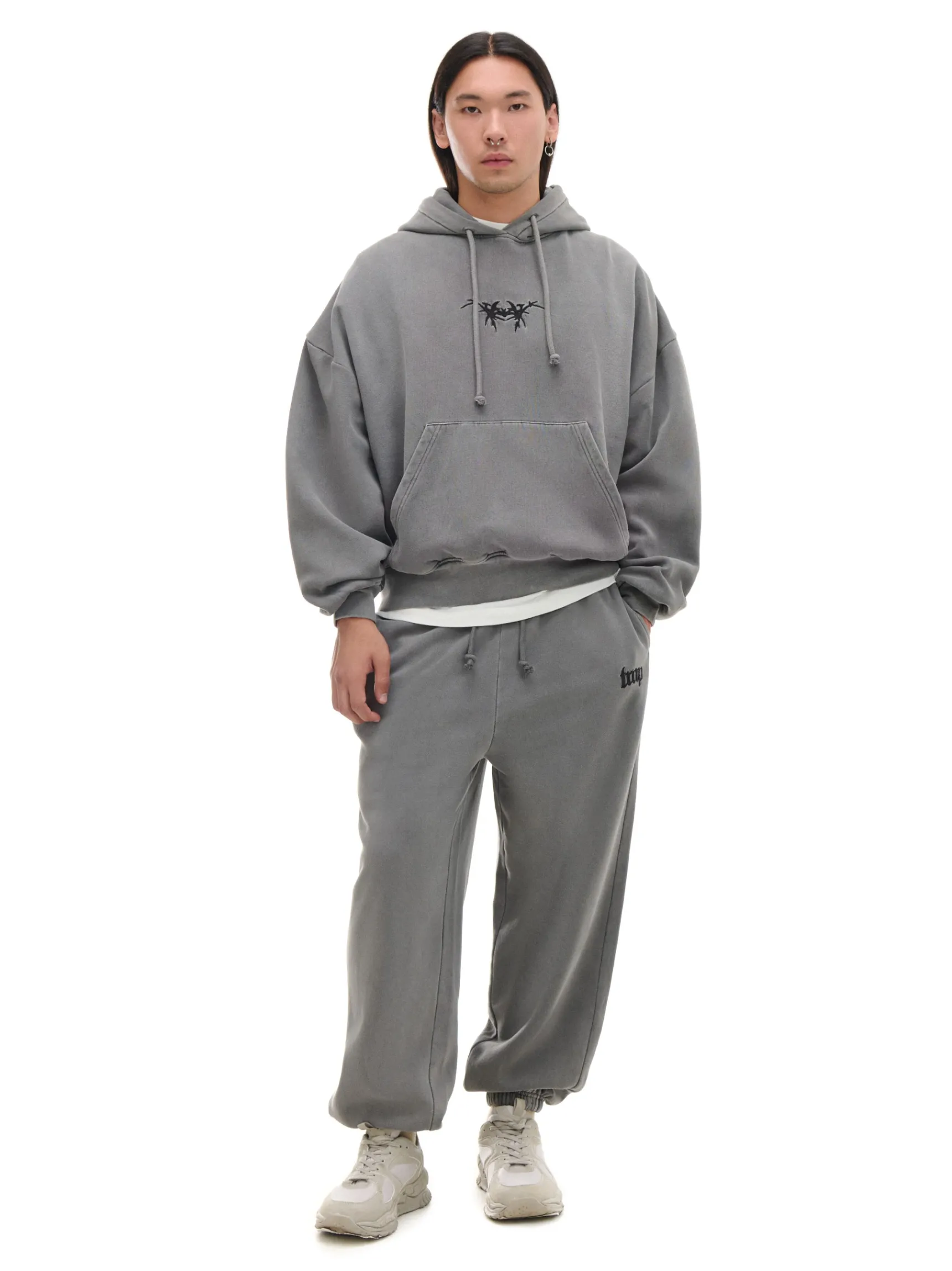 Sale Cropp Dresowe joggery comfort fit czarny