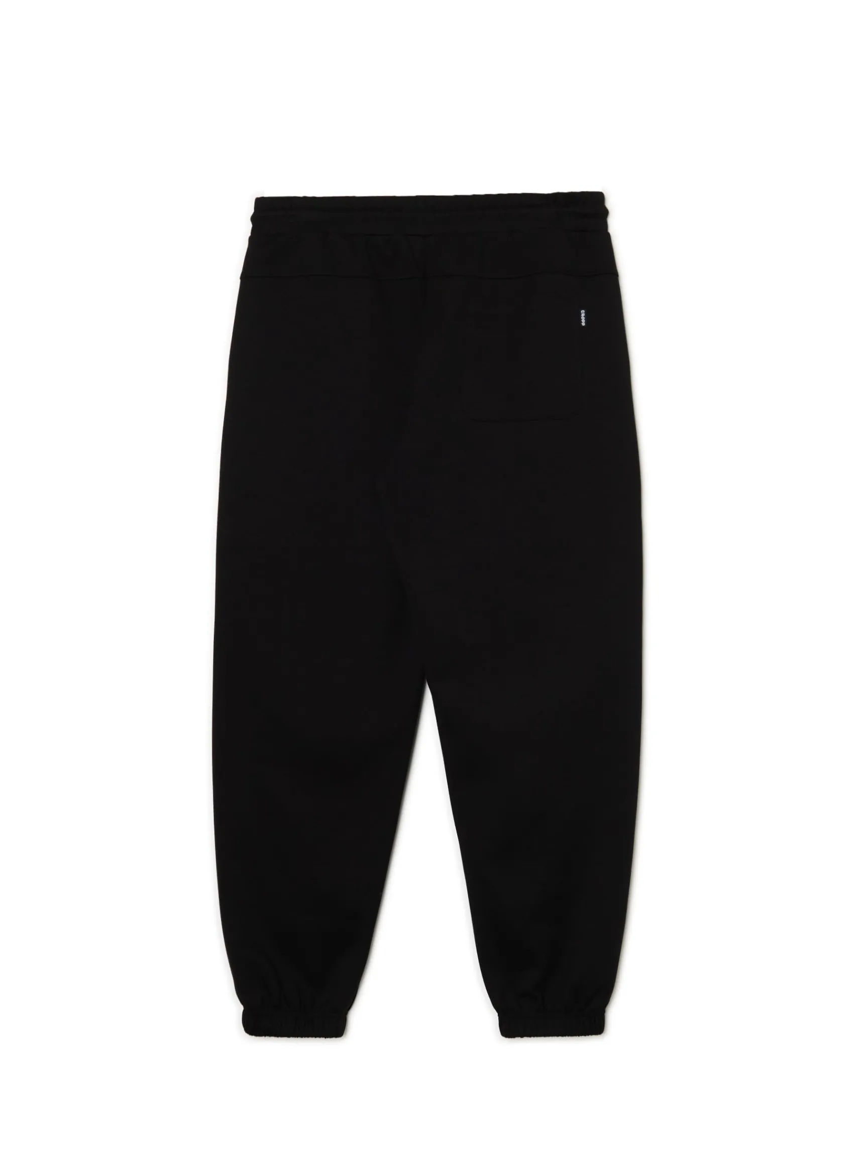 Outlet Cropp Dresowe joggery z kieszeniami na napy czarny