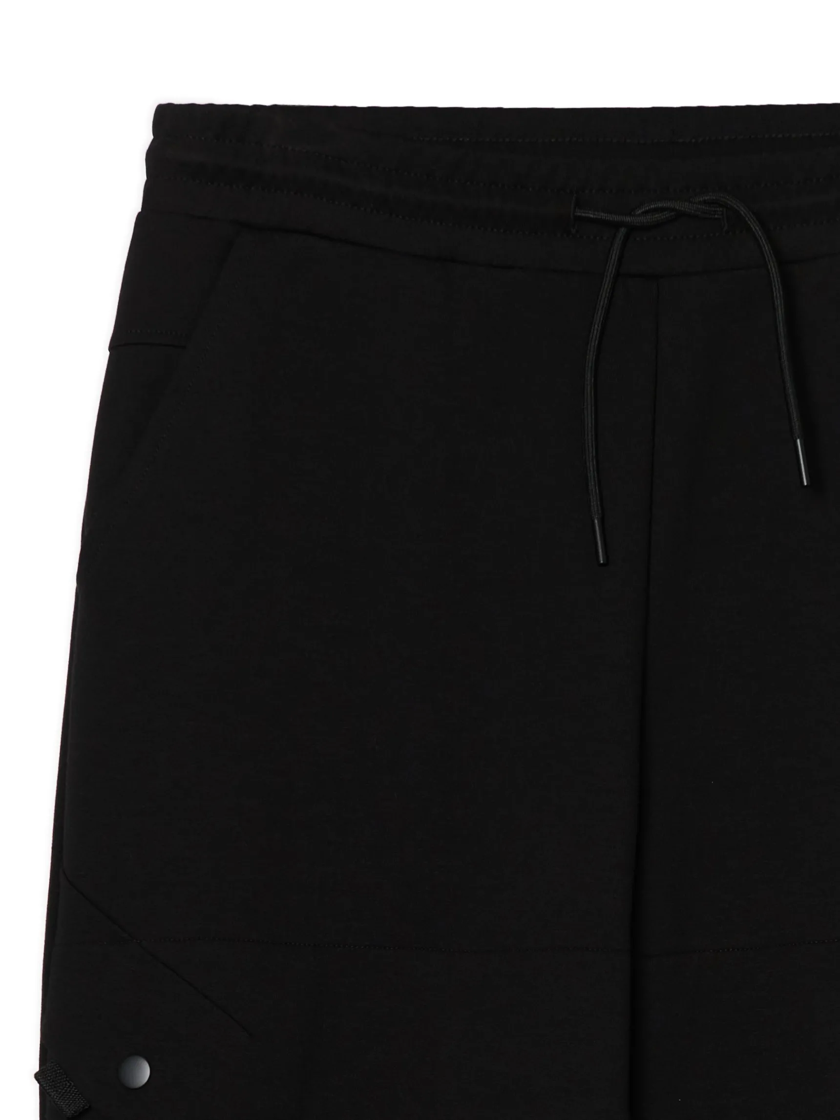 Outlet Cropp Dresowe joggery z kieszeniami na napy czarny