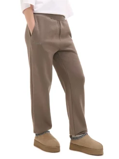 Discount Cropp Dresowe joggery z nadrukiem szary