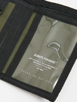 Fashion Cropp Duży oliwkowy portfel zielony