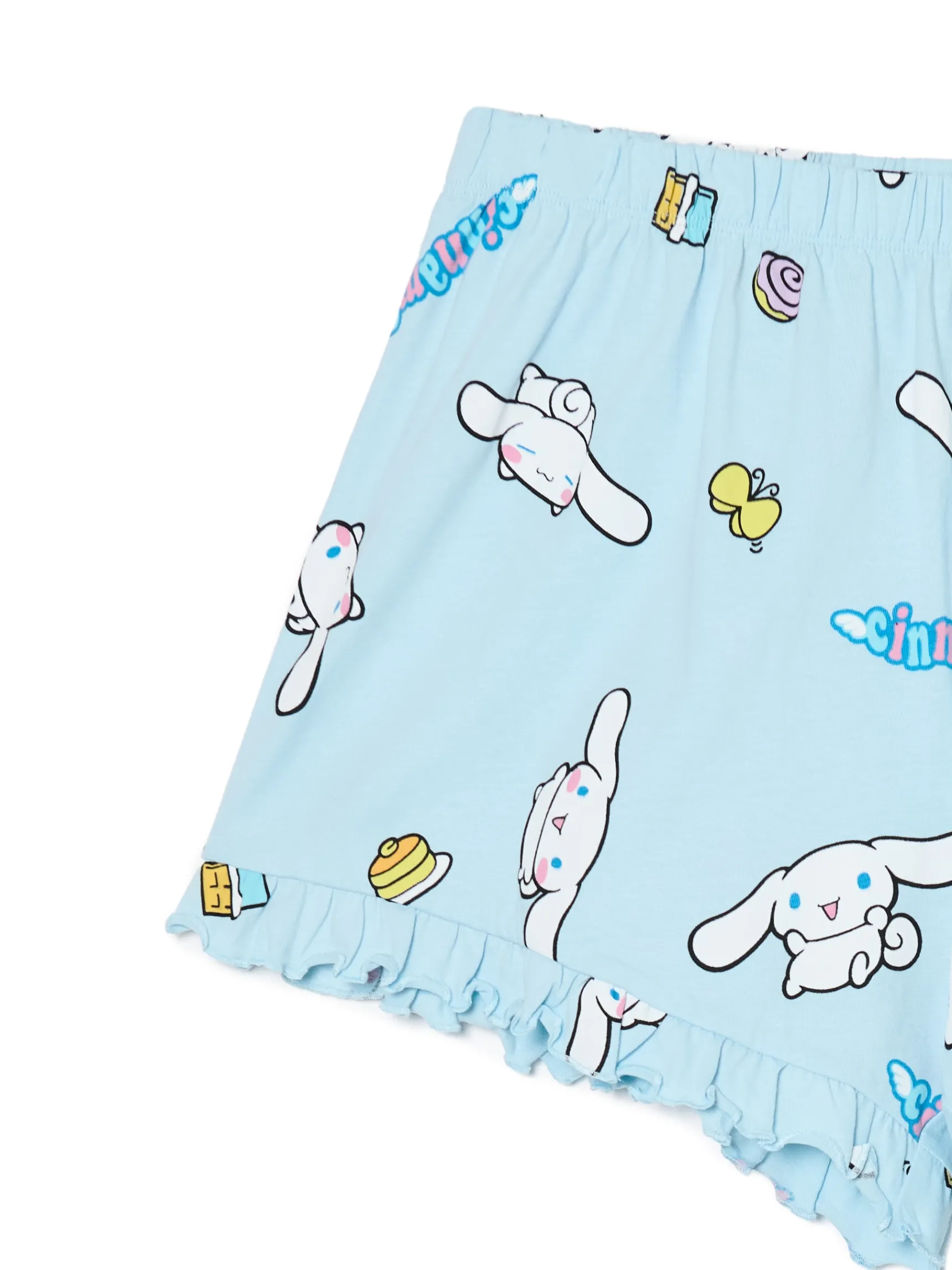 Hot Cropp Dwuczęściowa krótka piżama Cinnamoroll różowy