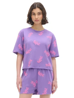 Online Cropp Dwuczęściowa piżama Bratz fioletowy