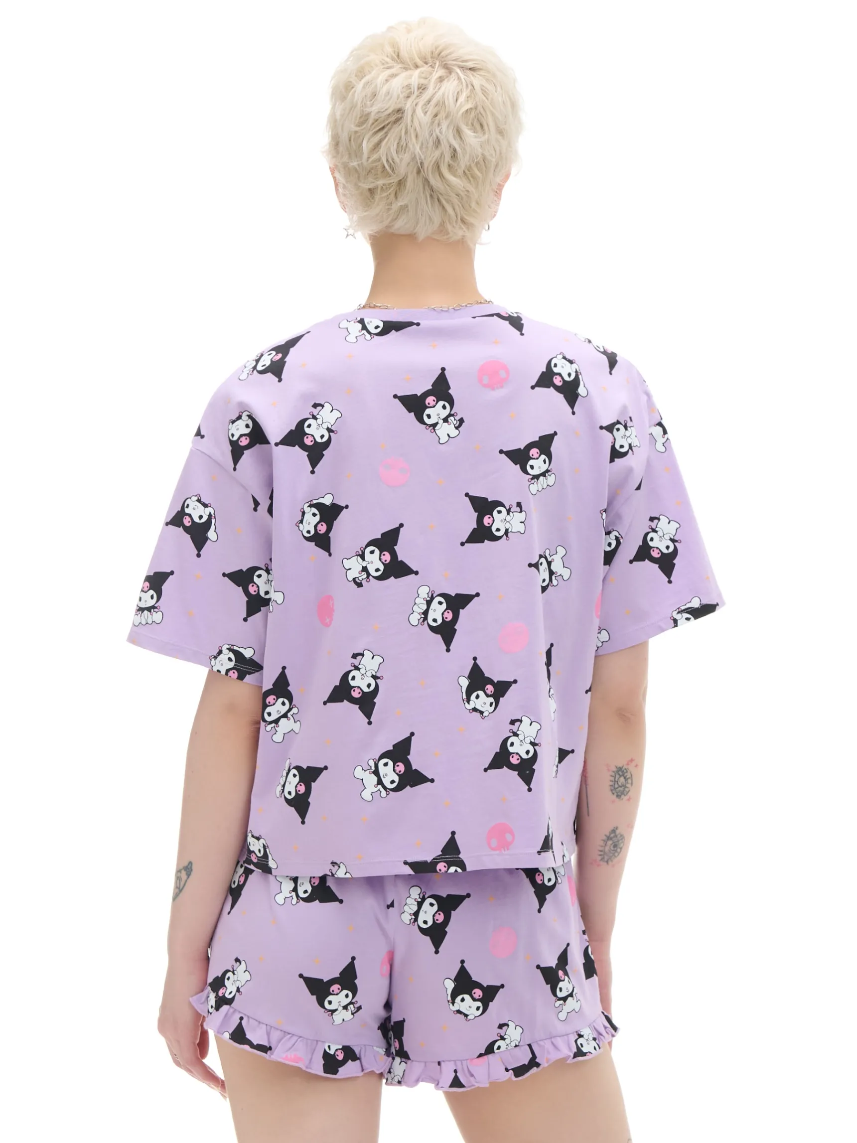 New Cropp Dwuczęściowa piżama Kuromi fioletowy