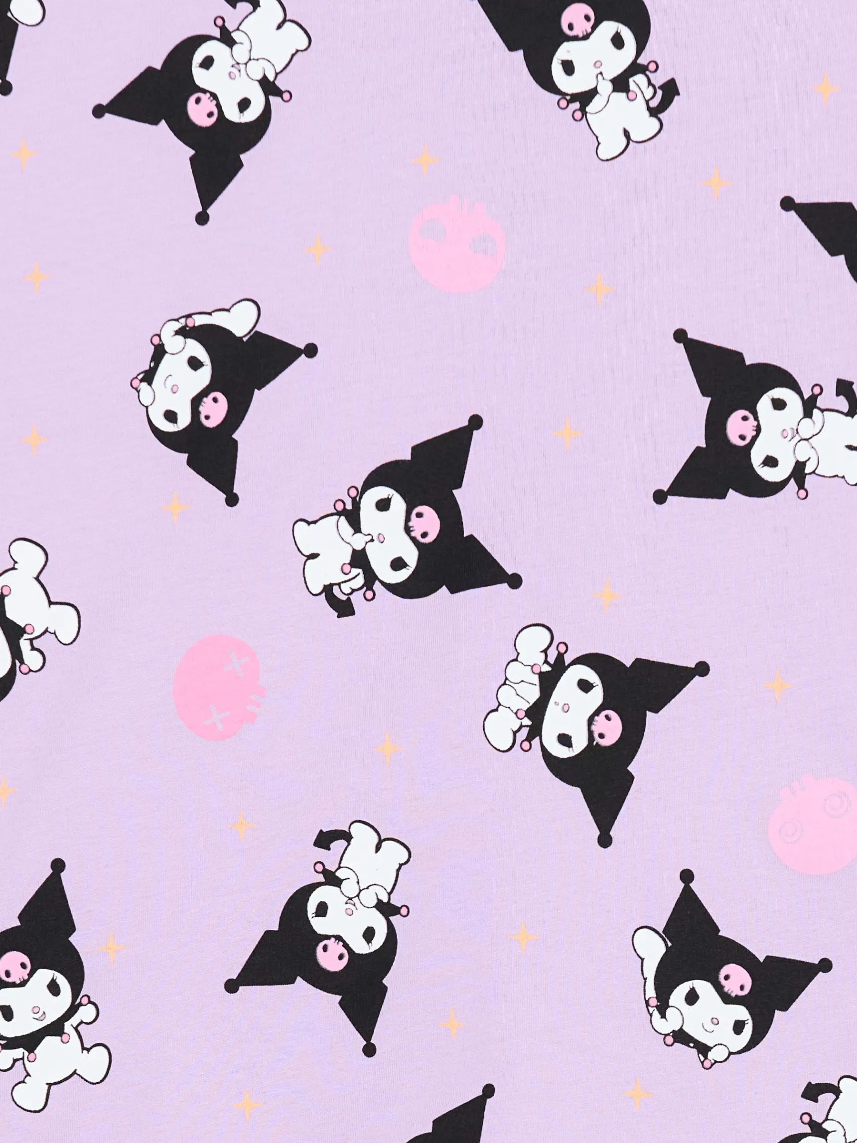 New Cropp Dwuczęściowa piżama Kuromi fioletowy