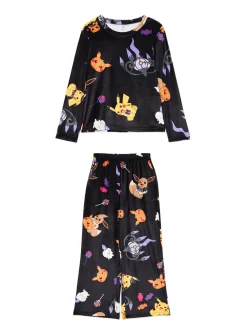 Clearance Cropp Dwuczęściowa piżama Pokémon czarny