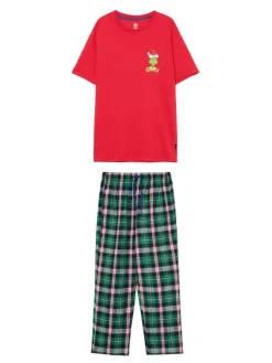Online Cropp Dwuczęściowa świąteczna piżama Grinch czarny