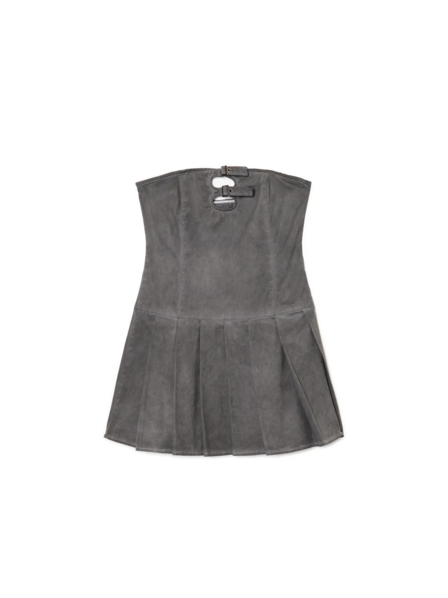Discount Cropp Dzianinowa sukienka mini szary