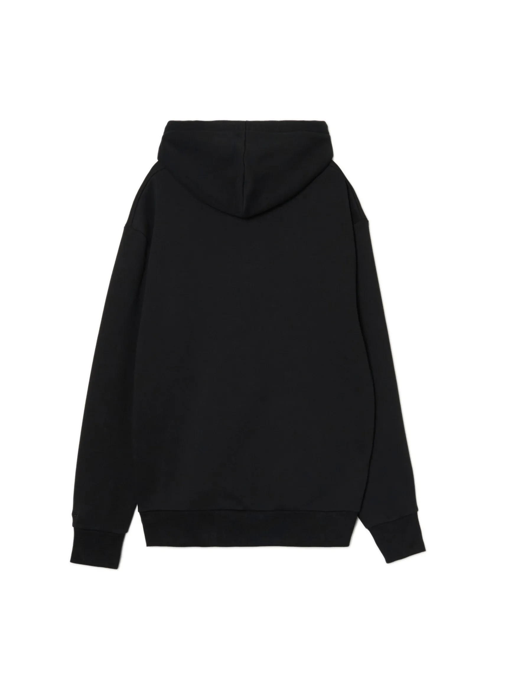 Online Cropp Gładka czarna bluza z kapturem czarny