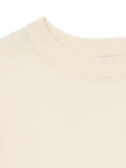 Clearance Cropp Gładki sweter kremowy
