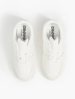 Online Cropp Gładkie białe sneakersy biały