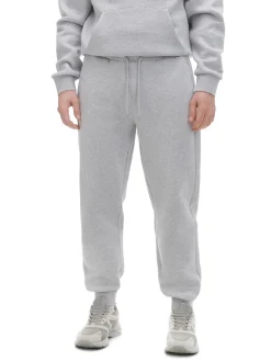 Sale Cropp Gładkie szare joggery regular jasnyszary
