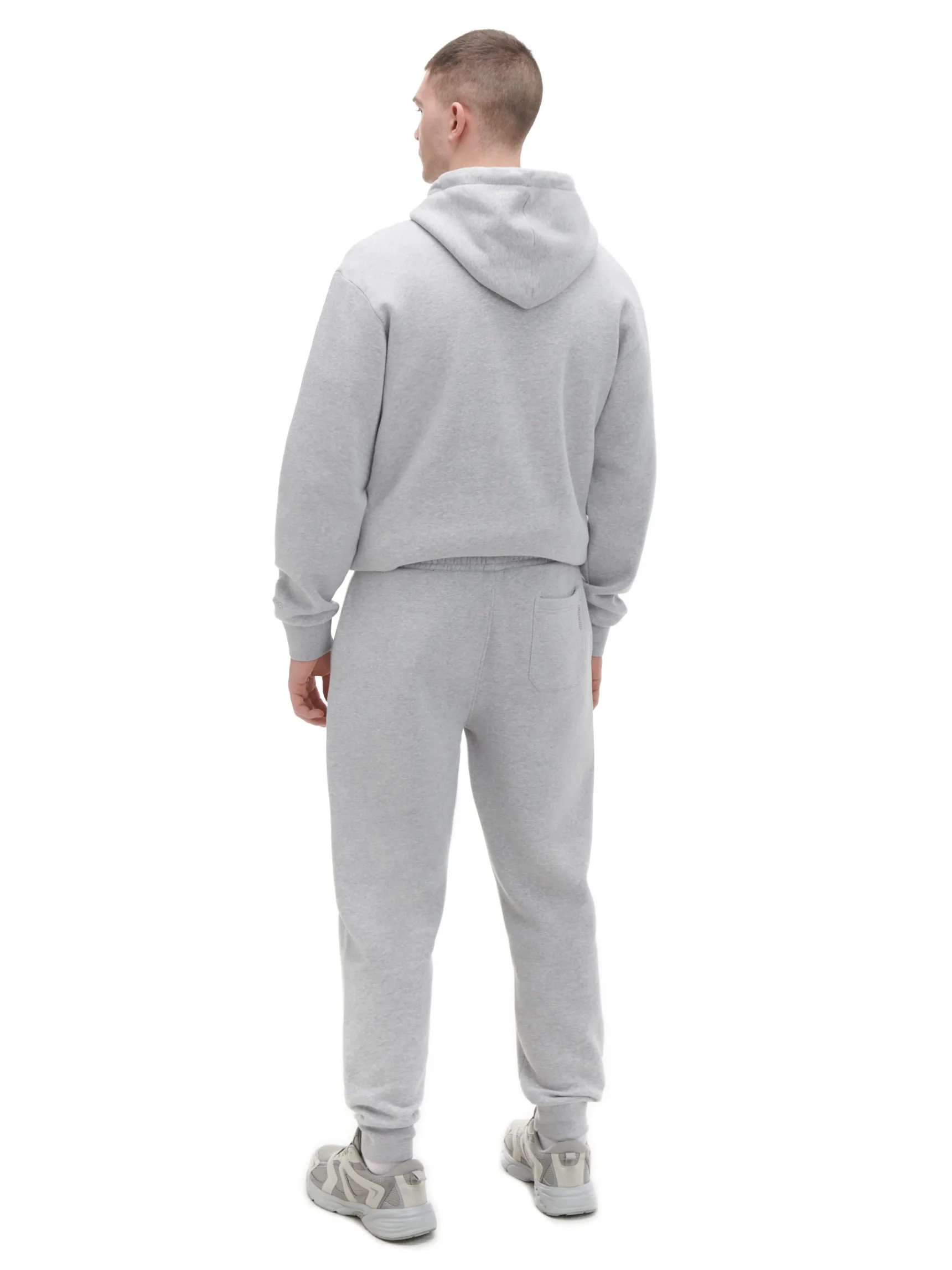 Sale Cropp Gładkie szare joggery regular jasnyszary