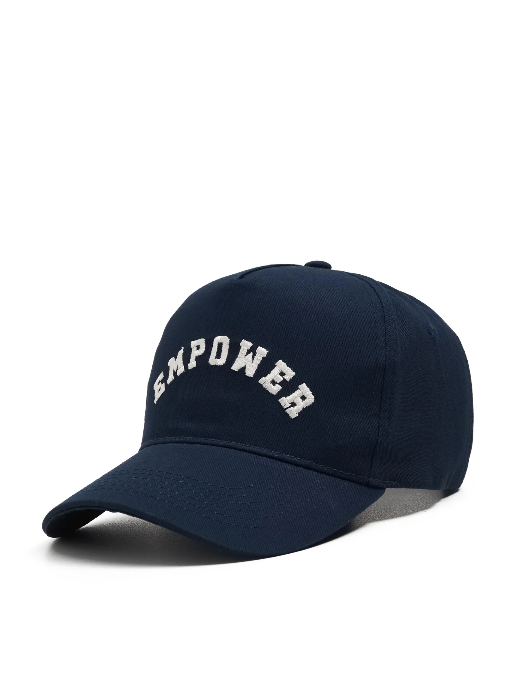 Discount Cropp Granatowa czapka z daszkiem niebieski