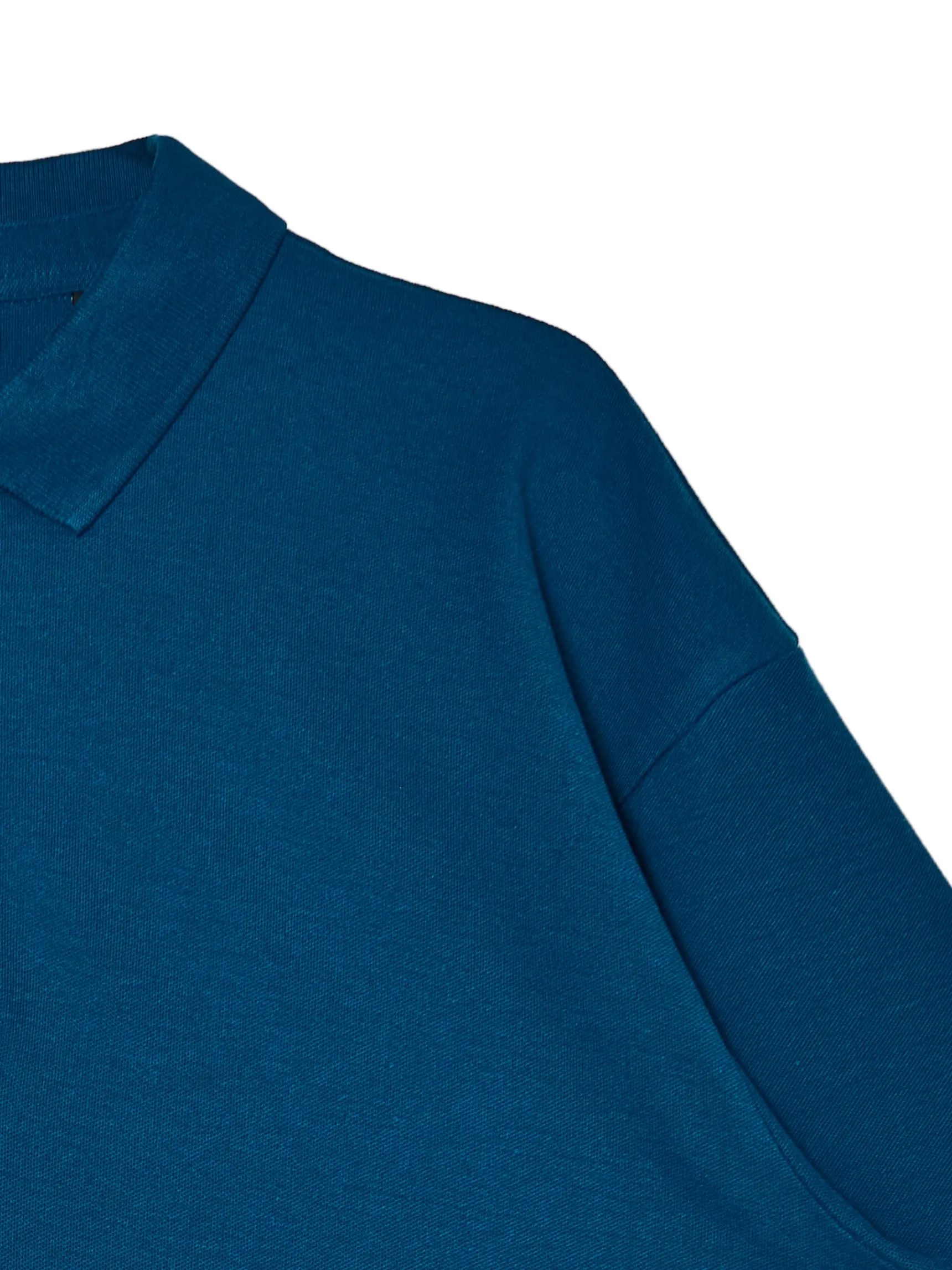 Clearance Cropp Granatowe polo z printem smoka niebieski