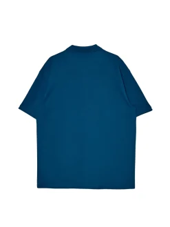 Clearance Cropp Granatowe polo z printem smoka niebieski