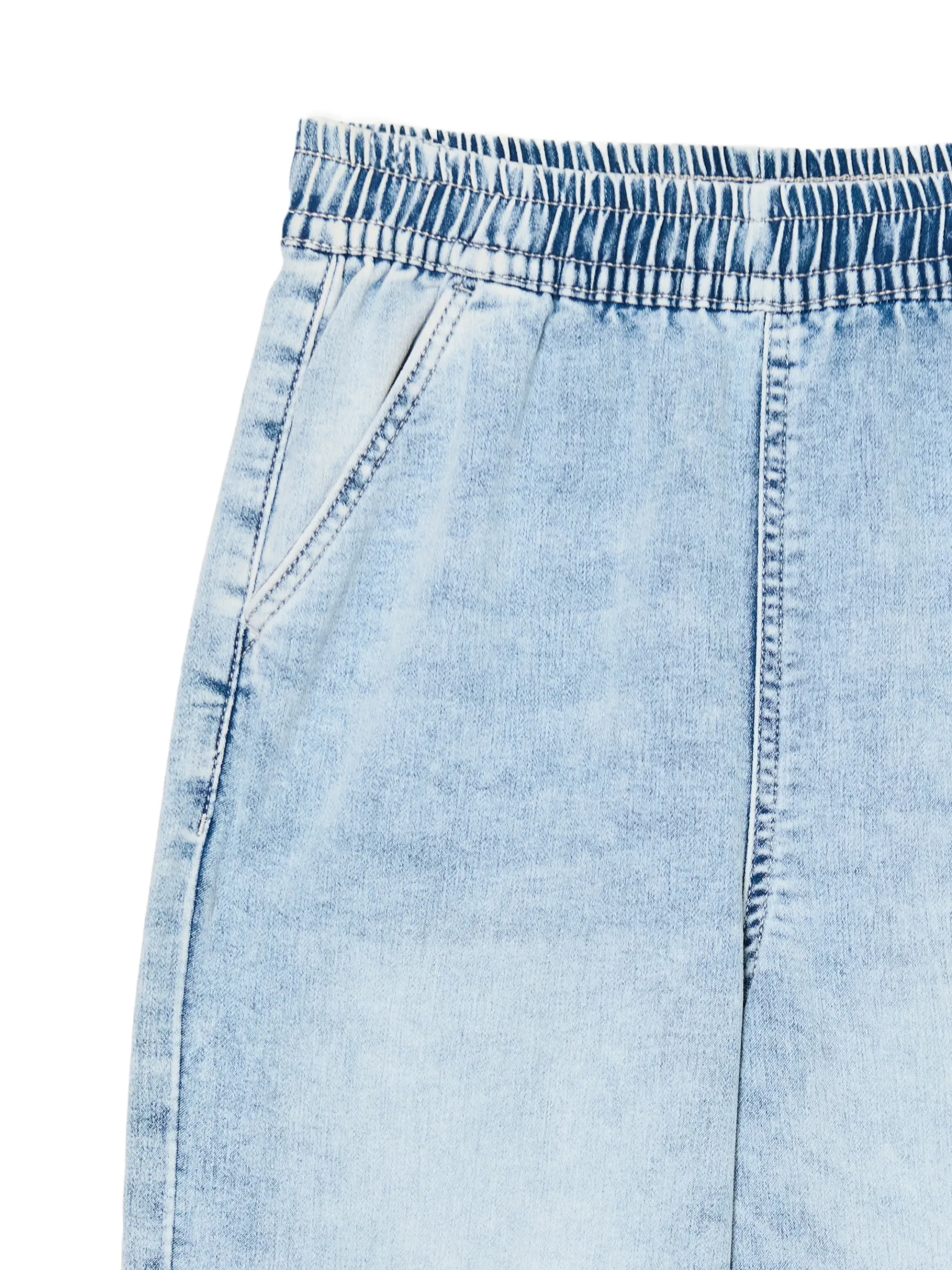 Fashion Cropp Jasne jeansowe joggery błękitny