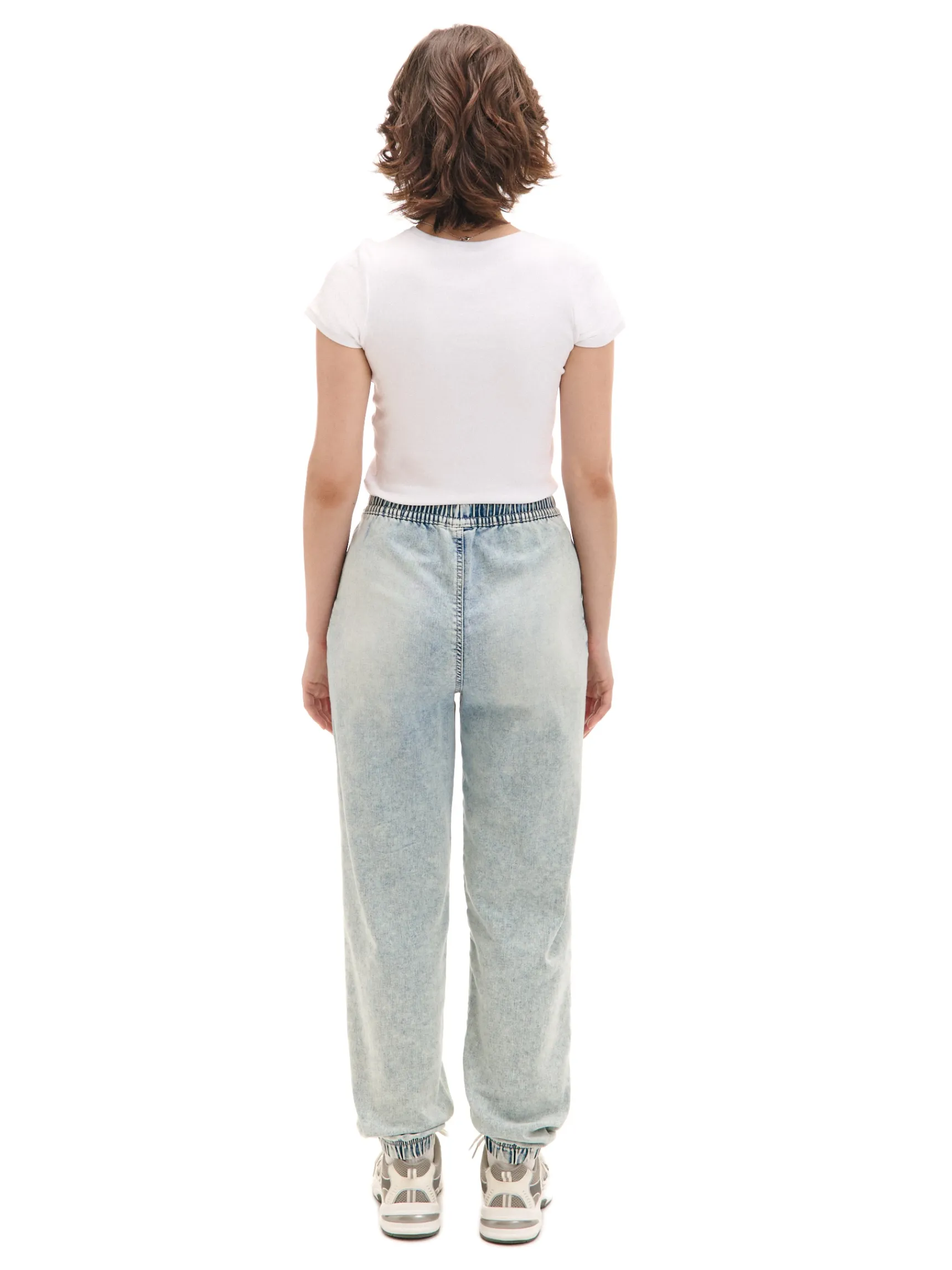 Fashion Cropp Jasne jeansowe joggery błękitny