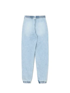 Fashion Cropp Jasne jeansowe joggery błękitny