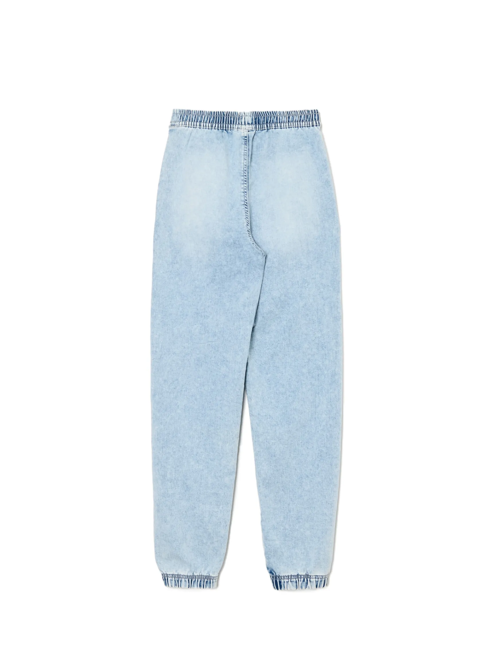 Fashion Cropp Jasne jeansowe joggery błękitny