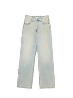 Clearance Cropp Jasne jeansy baggy niebieski