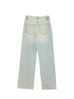Clearance Cropp Jasne jeansy baggy niebieski