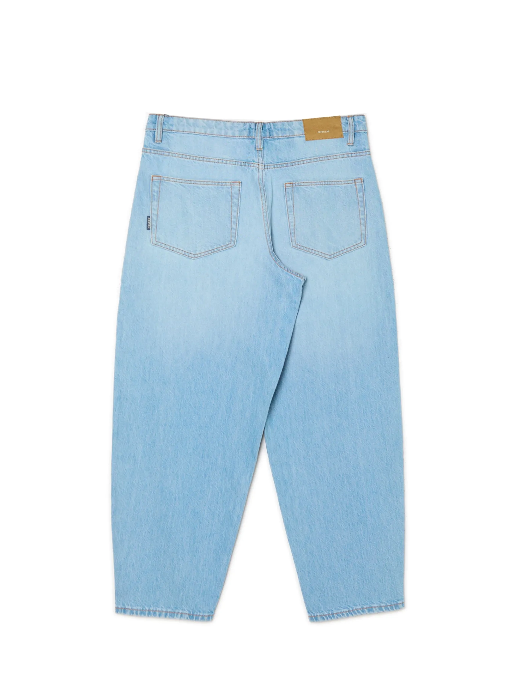 Online Cropp Jasne jeansy balloon baggy niebieski