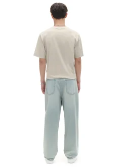 Clearance Cropp Jasne jeansy loose baggy niebieski