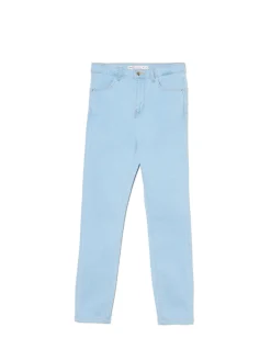 Sale Cropp Jasne jeansy push up PETITE niebieski