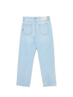 Fashion Cropp Jasne jeansy relaxed niebieski