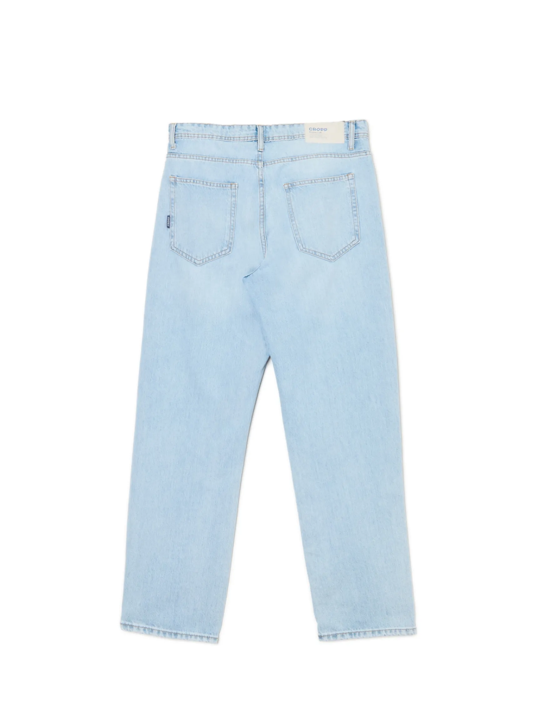 Fashion Cropp Jasne jeansy relaxed niebieski