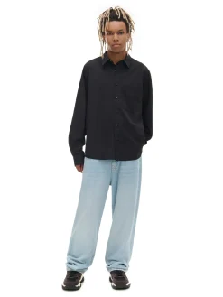 Fashion Cropp Jasne jeansy relaxed niebieski