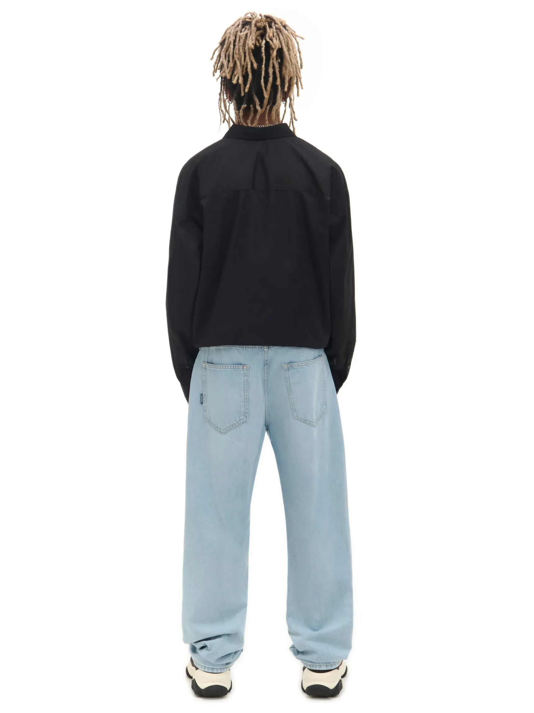 Fashion Cropp Jasne jeansy relaxed niebieski