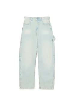 Outlet Cropp Jasne jeansy skater błękitny