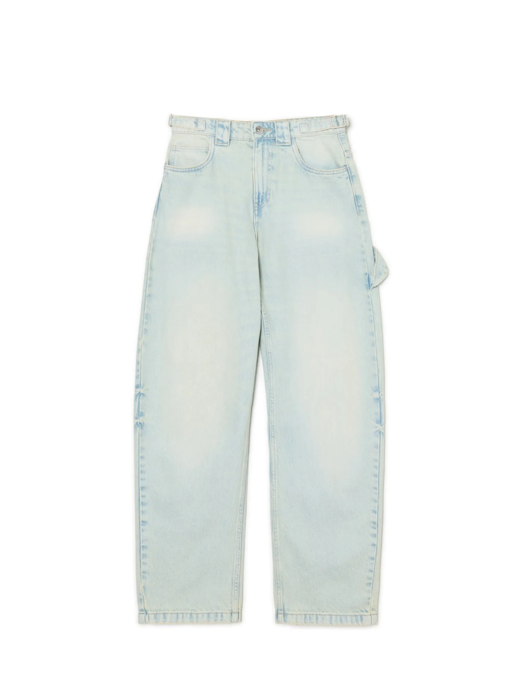 Outlet Cropp Jasne jeansy skater błękitny