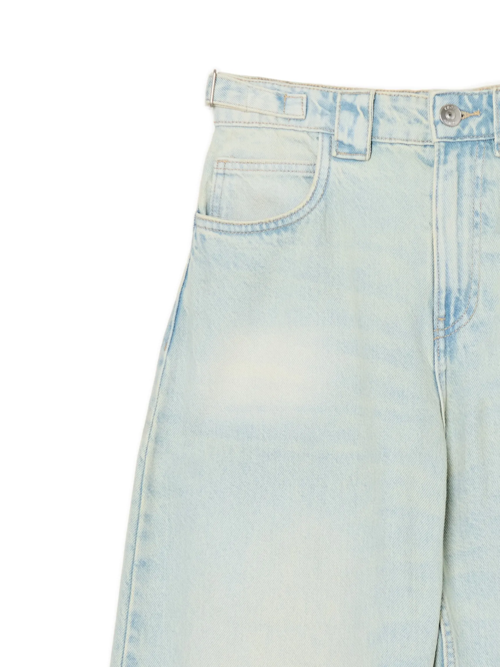 Outlet Cropp Jasne jeansy skater błękitny