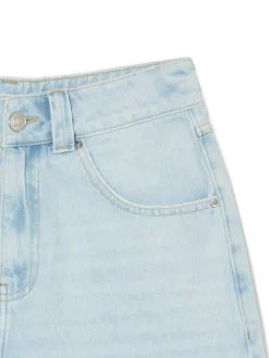 Online Cropp Jasne szorty denim bermudy niebieski