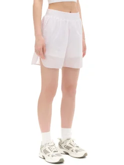 Fashion Cropp Jasne szorty w paski beżowy