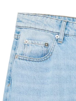 Best Cropp Jasnoe jeansy baggy niebieski