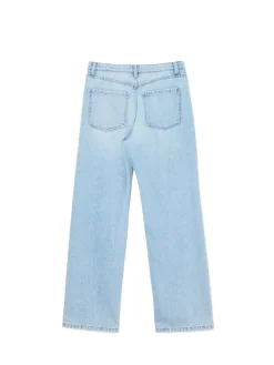 Best Cropp Jasnoe jeansy baggy niebieski