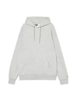 Best Cropp Jasnoszara bluza regular z kapturem jasnyszary