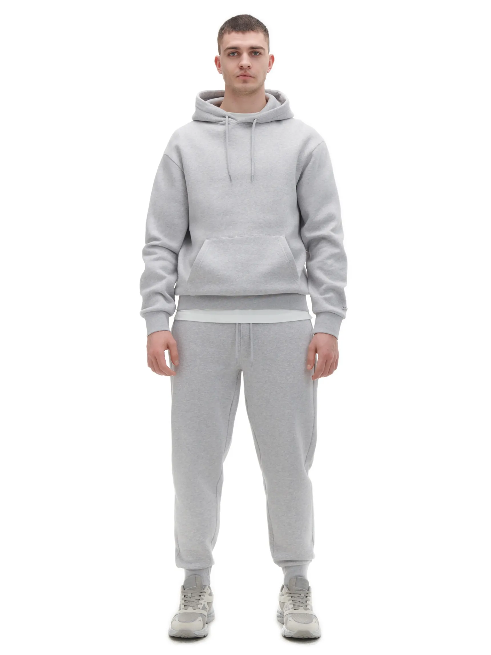 Online Cropp Jasnoszara bluza z kapturem jasnyszary