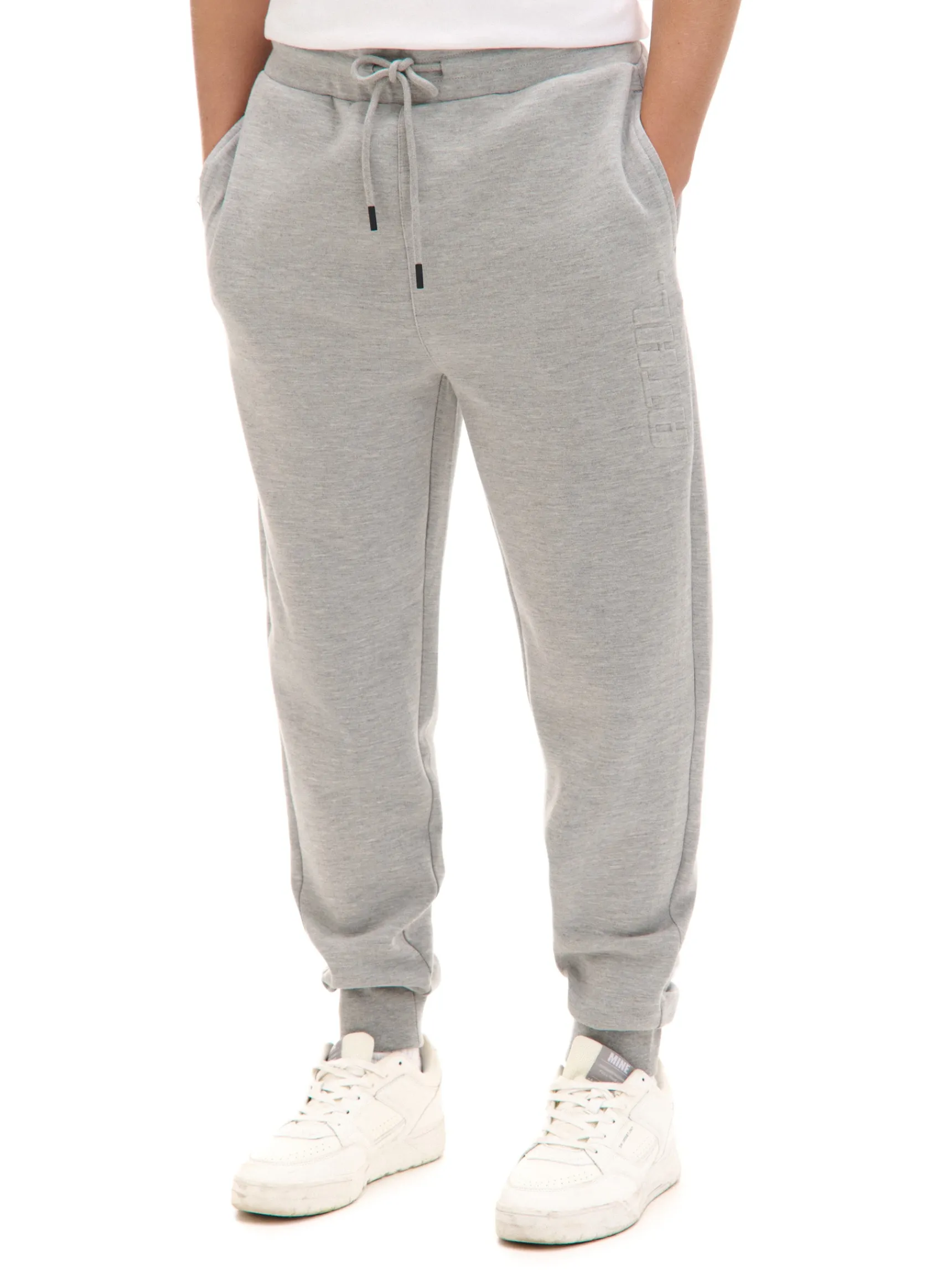 Clearance Cropp Jasnoszare dresowe joggery regular jasnyszary