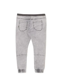 Clearance Cropp Jasnoszare jeansowe joggery chino jasnyszary