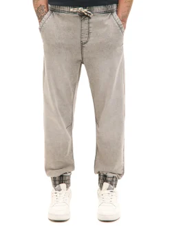 Fashion Cropp Jasnoszare jeansowe joggery regular jasnyszary