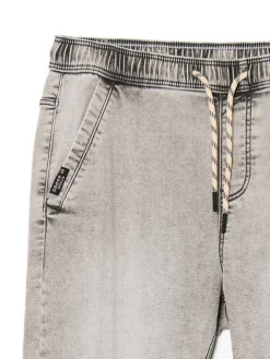 Fashion Cropp Jasnoszare jeansowe joggery regular jasnyszary