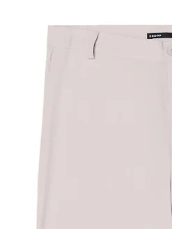 Outlet Cropp Jasnoszare spodnie z wysokim stanem jasnyszary