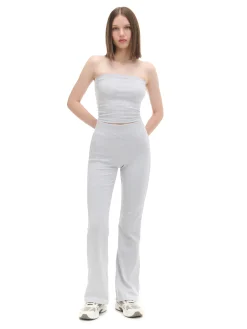 Clearance Cropp Jasnoszary top typu tuba jasnyszary