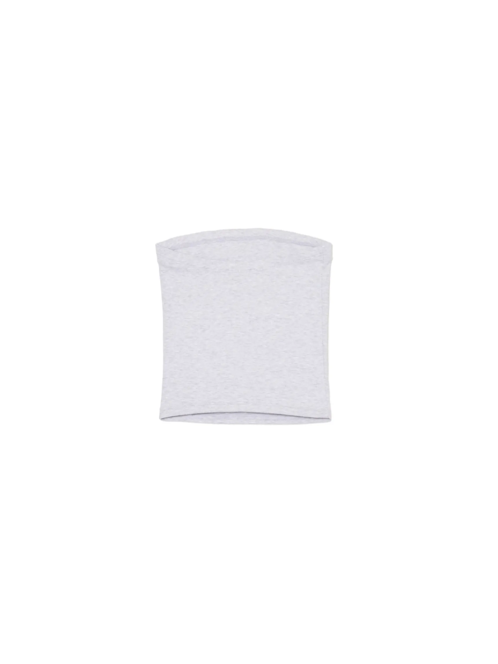 Clearance Cropp Jasnoszary top typu tuba jasnyszary